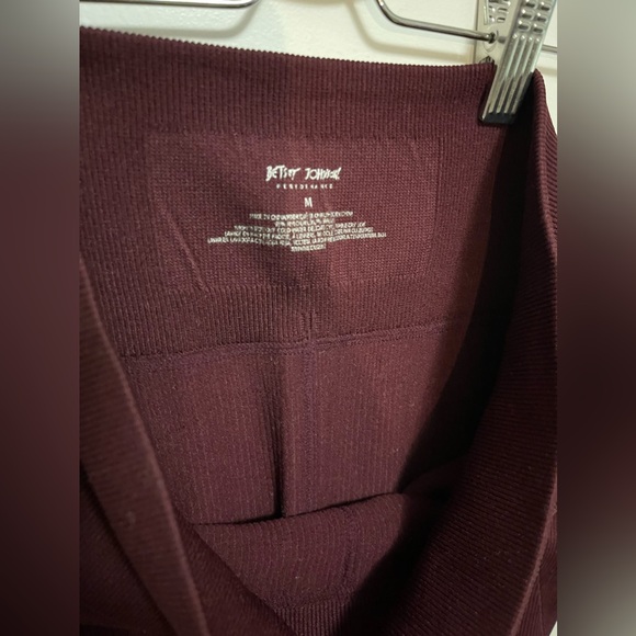 Betsey Johnson Ribbed Fleece Lined Leggings, Size M - Picture 3 of 3